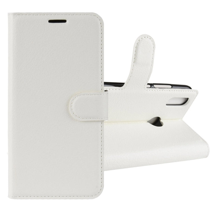 Litchi Texture Horizontal Flip Leather Case for Huawei Y9 (2019), with Holder & Card Slots & Wallet