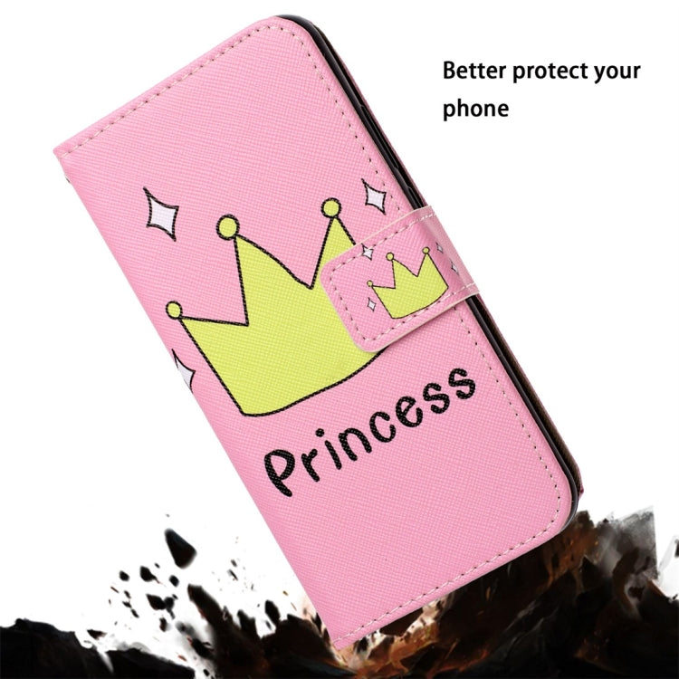 Crown Pattern Colored Drawing Horizontal Flip Leather Case for Huawei P30, with Holder & Card Slots & Wallet & Lanyard