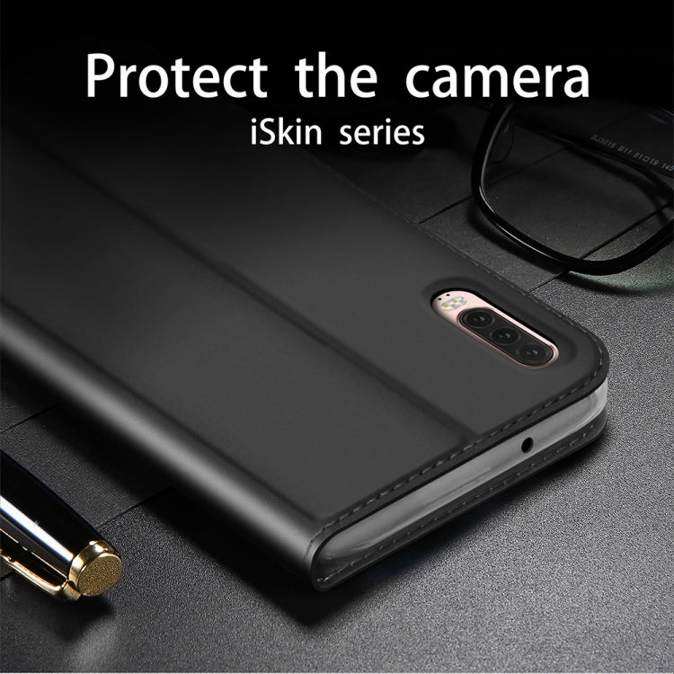 DZGOGO ISKIN Series Slight Frosted PU+ TPU Case for Huawei P30