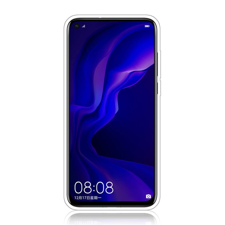 Glittery Powder Shockproof TPU Protective Case for Huawei Nova 4, with 360 Degree Rotation Ring Holder