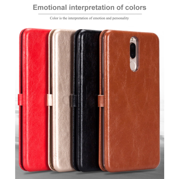 Lenuo for Lebe Series Huawei Mate 10 Lite Business Style PU + TPU Horizontal Flip Leather Case with Card Slot