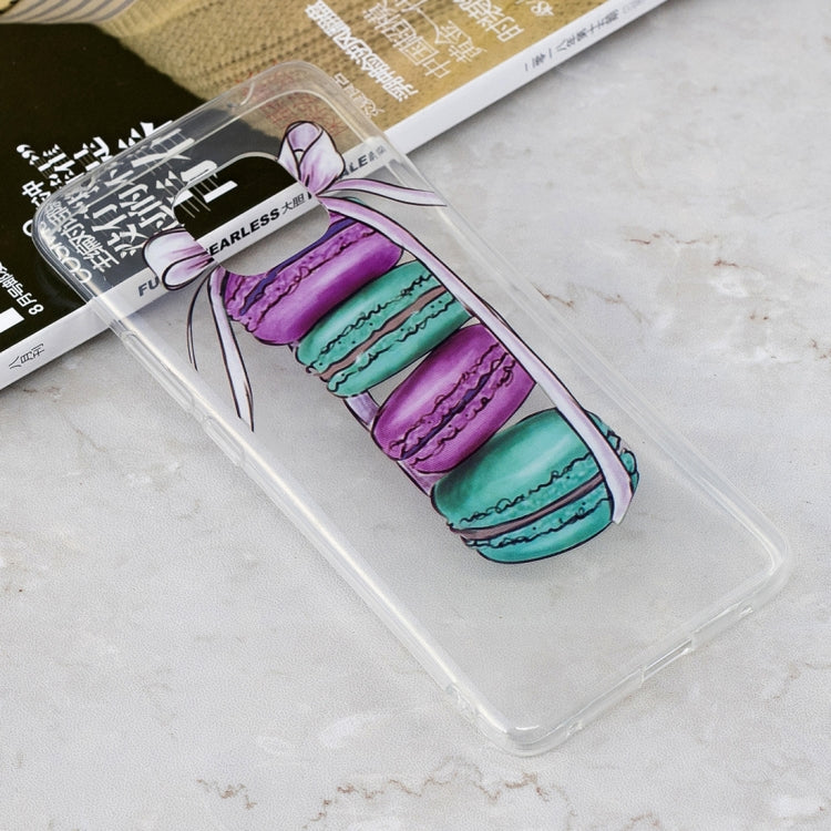 Macaron Pattern Transparent Clear TPU Case for Huawei Mate 20 Pro