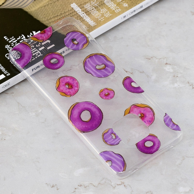 Donut Pattern Transparent Clear TPU Case for Huawei Mate 20 Pro