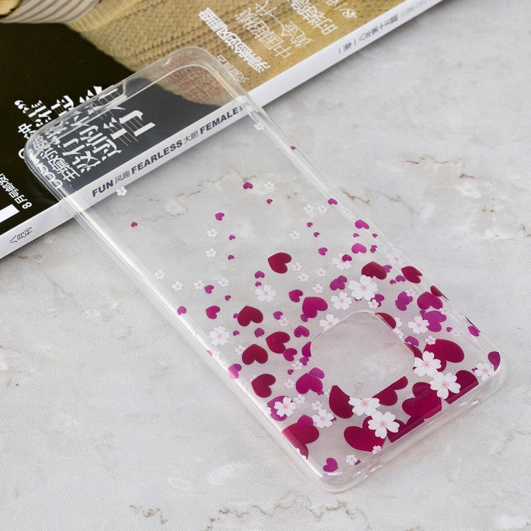 Love Heart Pattern Transparent Clear TPU Case for Huawei Mate 20 Pro