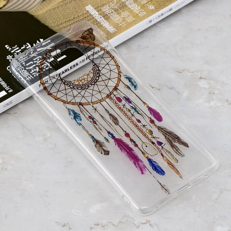 Color Wind Chimes Pattern Transparent Clear TPU Case for Huawei Mate 20 Pro