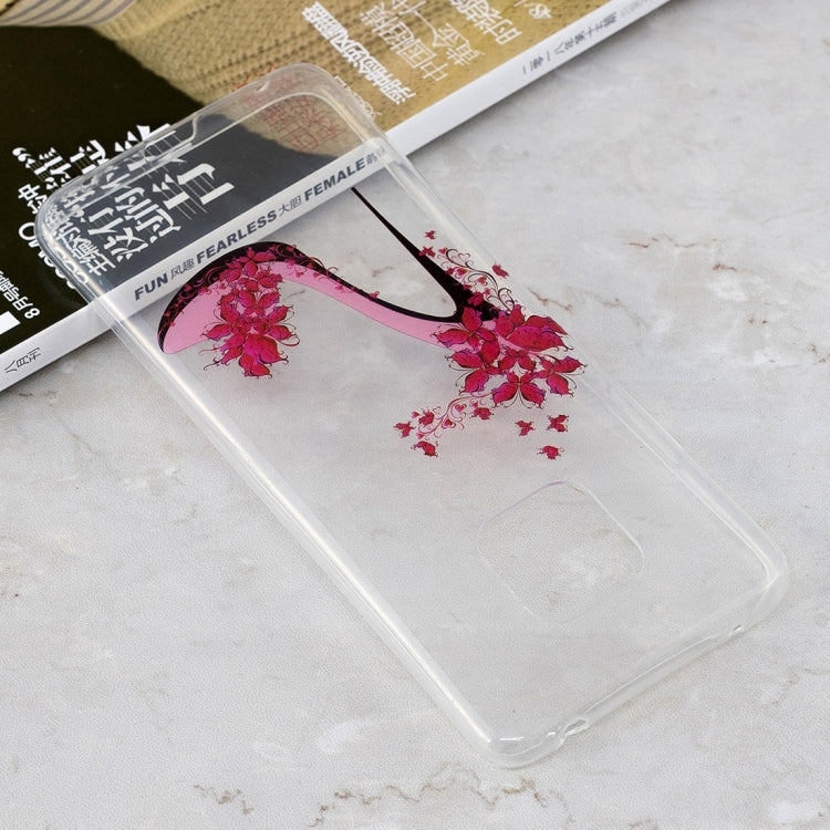 High Heel Pattern Transparent Clear TPU Case for Huawei Mate 20 Pro