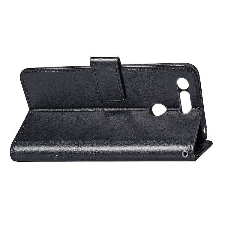 Lucky Clover Pressed Flowers Pattern Leather Case for Huawei V20, with Holder & Card Slots & Wallet & Hand Strap