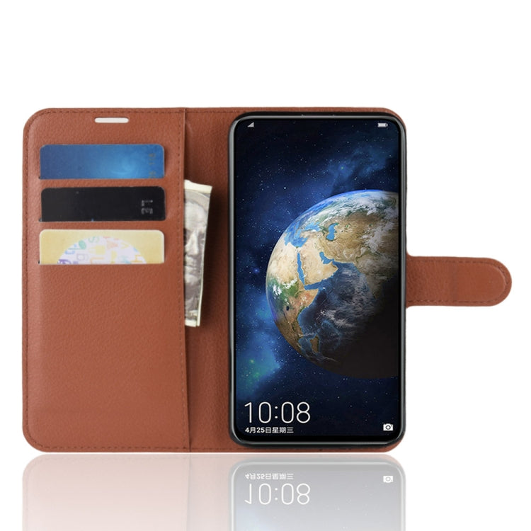 Litchi Texture Horizontal Flip Leather Case for Huawei Honor Magic 2, with Holder & Card Slots & Wallet