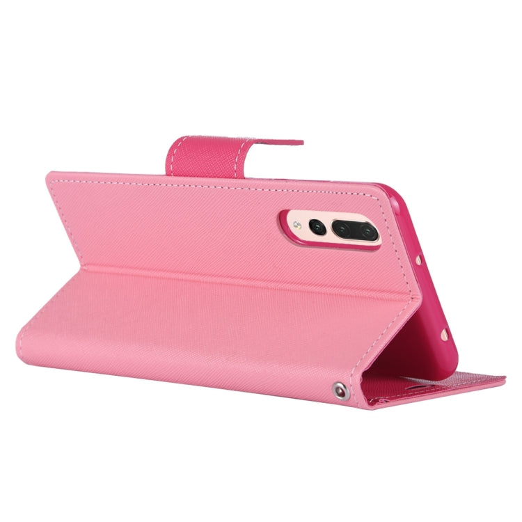 GOOSPERY FANCY DIARY Horizontal Flip PU Leather Case for Huawei P20 Pro, with Holder & Card Slots & Wallet