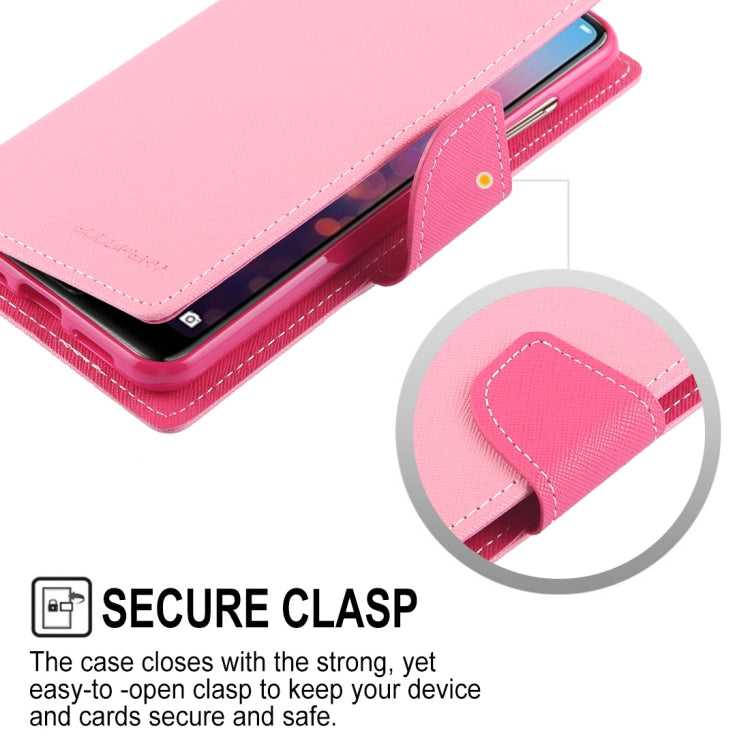 GOOSPERY FANCY DIARY Horizontal Flip PU Leather Case for Huawei P20 Pro, with Holder & Card Slots & Wallet