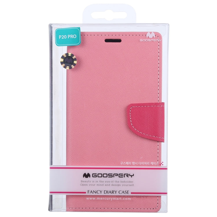 GOOSPERY FANCY DIARY Horizontal Flip PU Leather Case for Huawei P20 Pro, with Holder & Card Slots & Wallet
