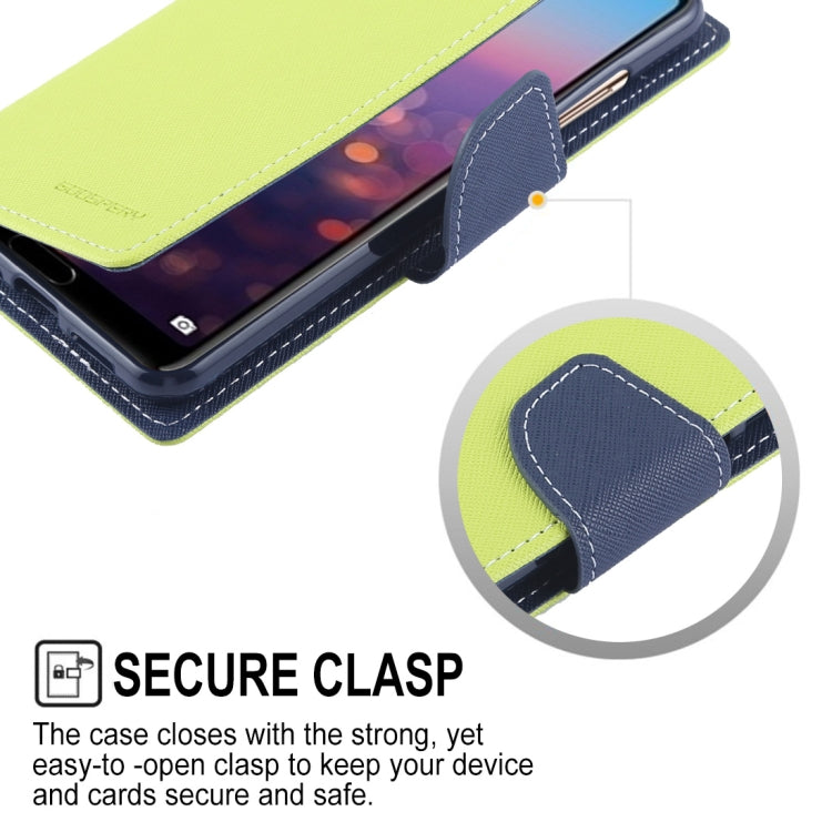 GOOSPERY FANCY DIARY Horizontal Flip PU Leather Case for Huawei P20 Pro, with Holder & Card Slots & Wallet