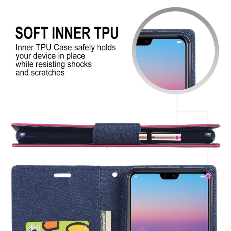 GOOSPERY FANCY DIARY Horizontal Flip PU Leather Case for Huawei P20 Pro, with Holder & Card Slots & Wallet