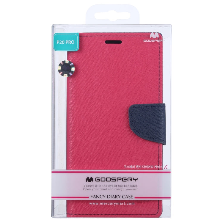 GOOSPERY FANCY DIARY Horizontal Flip PU Leather Case for Huawei P20 Pro, with Holder & Card Slots & Wallet