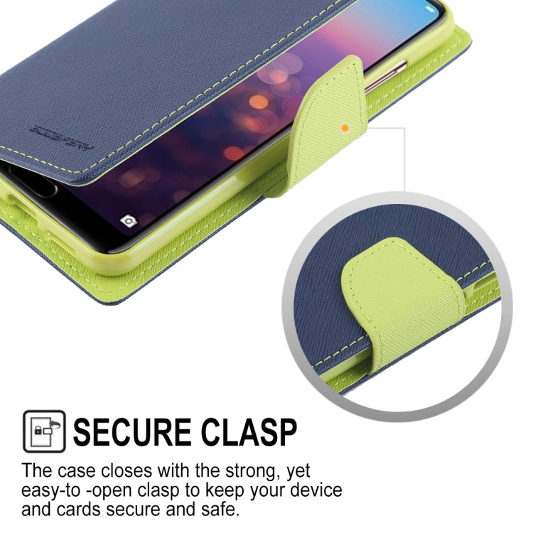 GOOSPERY FANCY DIARY Horizontal Flip PU Leather Case for Huawei P20 Pro, with Holder & Card Slots & Wallet