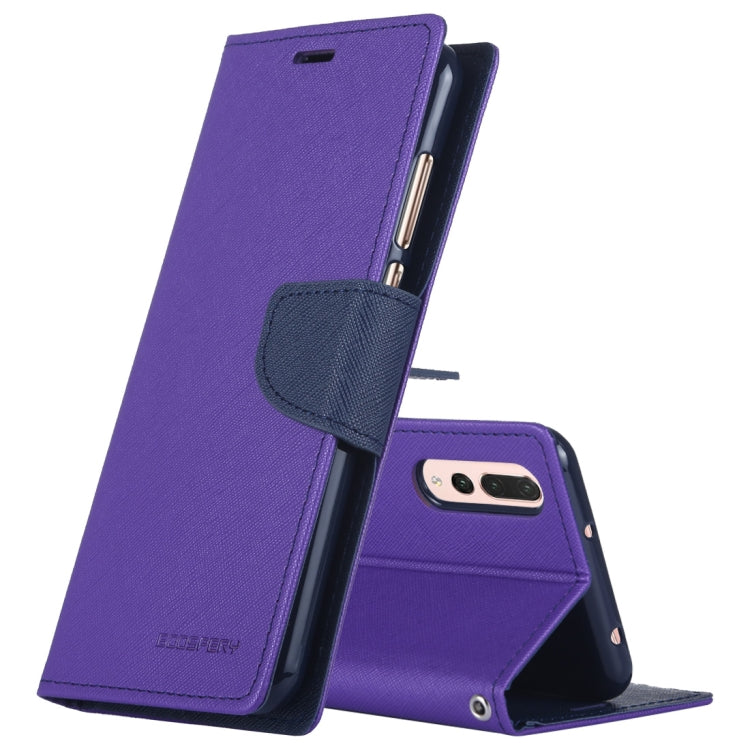 GOOSPERY FANCY DIARY Horizontal Flip PU Leather Case for Huawei P20 Pro, with Holder & Card Slots & Wallet