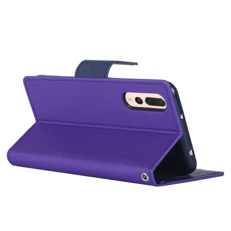 GOOSPERY FANCY DIARY Horizontal Flip PU Leather Case for Huawei P20 Pro, with Holder & Card Slots & Wallet