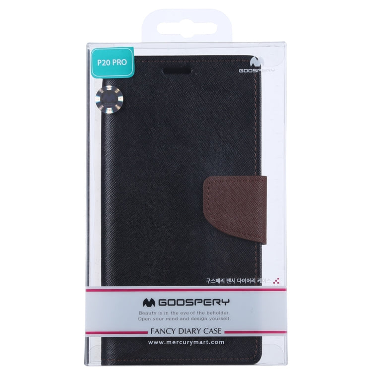 GOOSPERY FANCY DIARY Horizontal Flip PU Leather Case for Huawei P20 Pro, with Holder & Card Slots & Wallet
