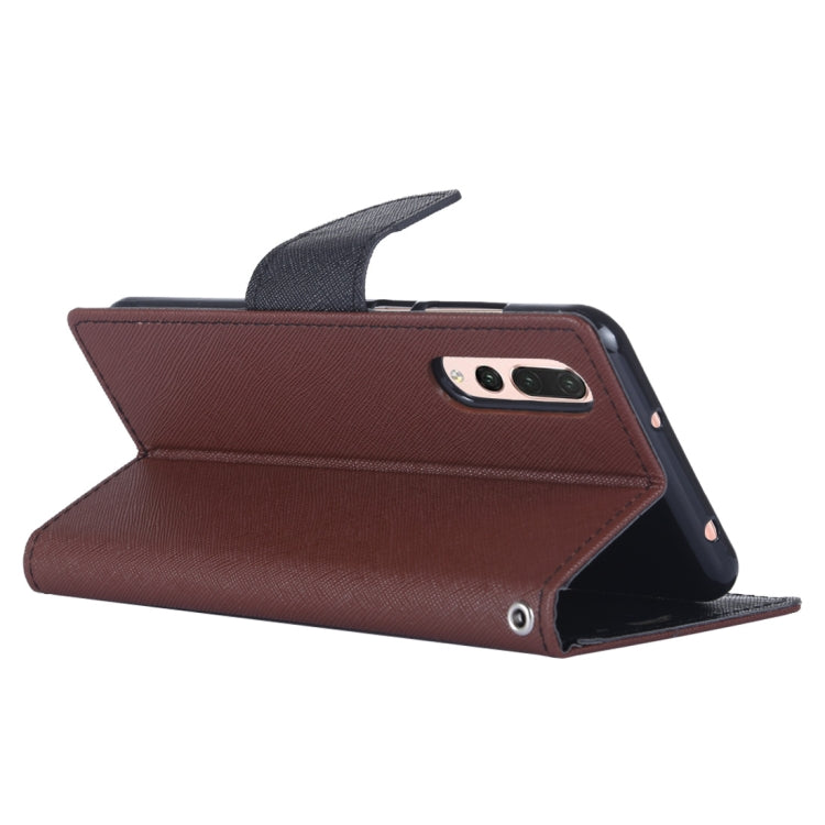 GOOSPERY FANCY DIARY Horizontal Flip PU Leather Case for Huawei P20 Pro, with Holder & Card Slots & Wallet