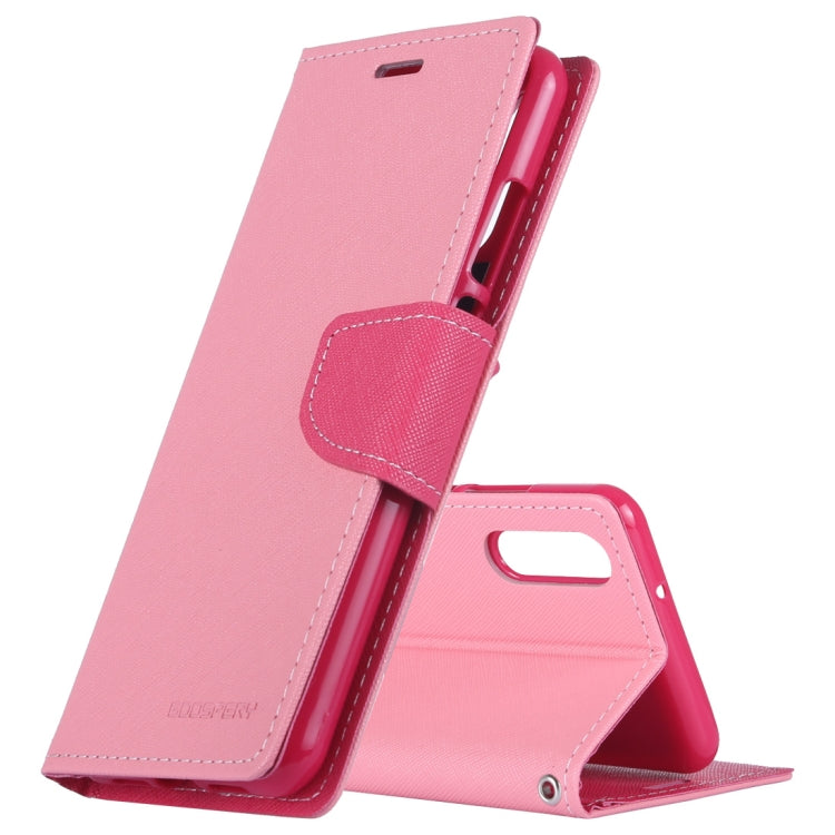 GOOSPERY FANCY DIARY Horizontal Flip PU Leather Case for Huawei P20, with Holder & Card Slots & Wallet