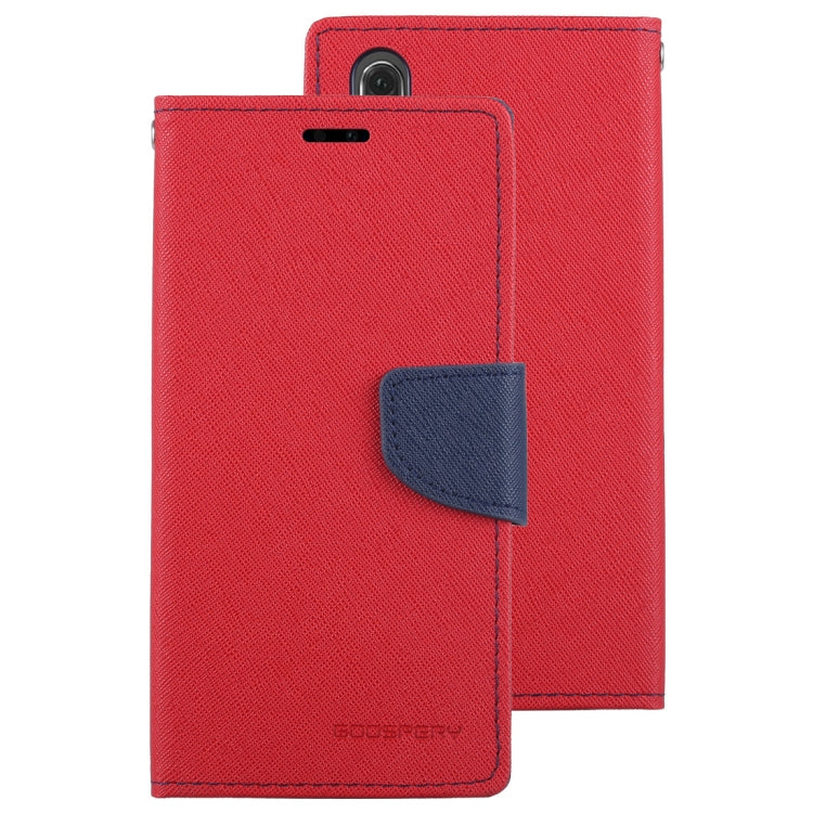 GOOSPERY FANCY DIARY Horizontal Flip PU Leather Case for Huawei P20, with Holder & Card Slots & Wallet