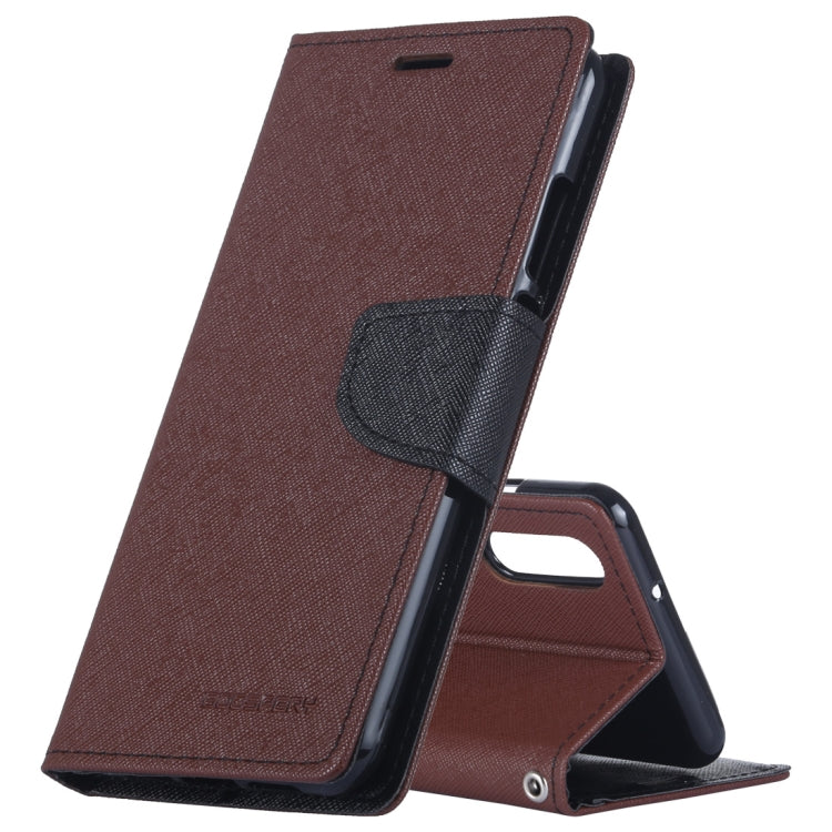 GOOSPERY FANCY DIARY Horizontal Flip PU Leather Case for Huawei P20, with Holder & Card Slots & Wallet