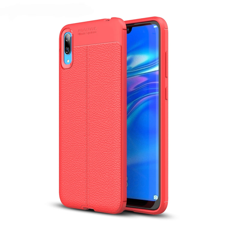 Litchi Texture TPU Shockproof Case for Huawei Enjoy 9
