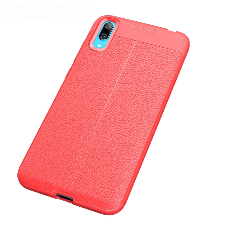 Litchi Texture TPU Shockproof Case for Huawei Enjoy 9