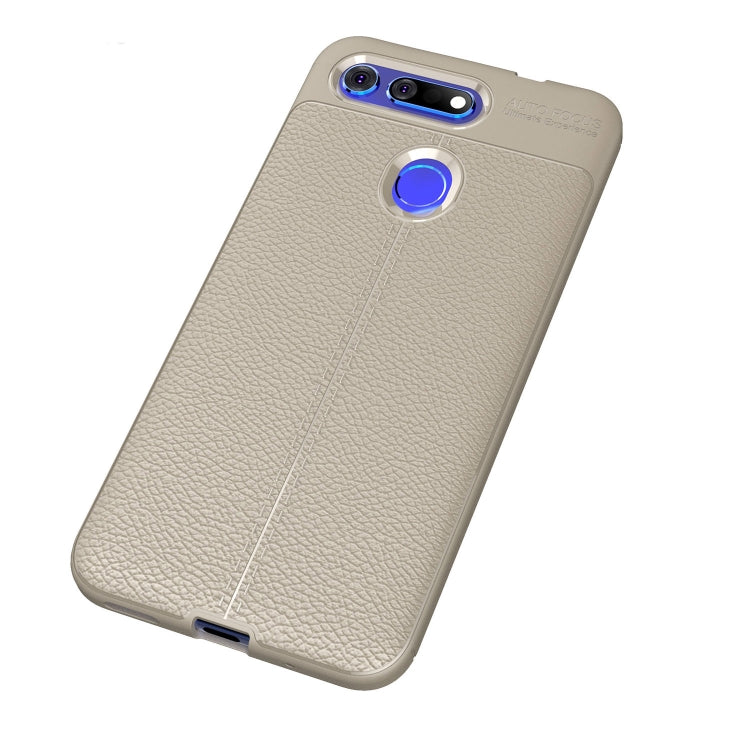Litchi Texture TPU Shockproof Case for Huawei Honor V20