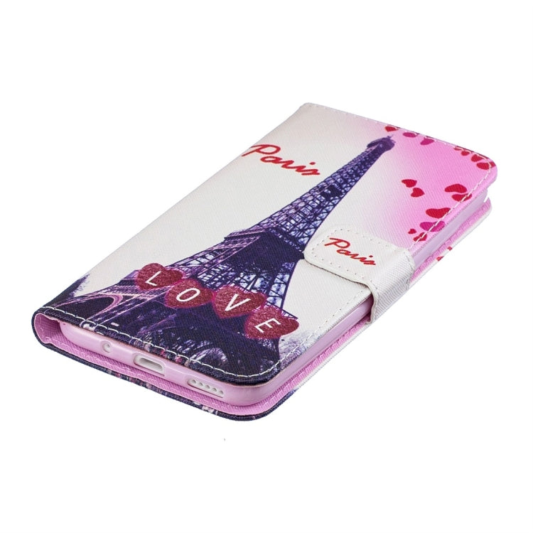 Love Towel Pattern Horizontal Flip Leather Case for Huawei Nova 4, with Holder & Card Slots & Wallet