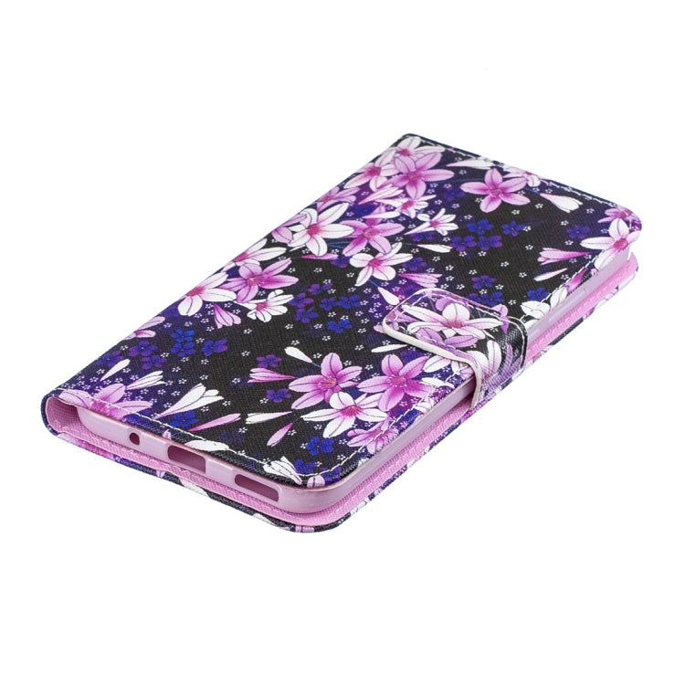 Lily Pattern Horizontal Flip Leather Case for Huawei Honor View 20, with Holder & Card Slots & Wallet