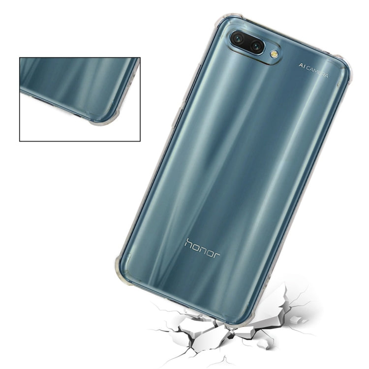 Shockproof TPU Protective Case for Huawei Honor 10 (Transparent)
