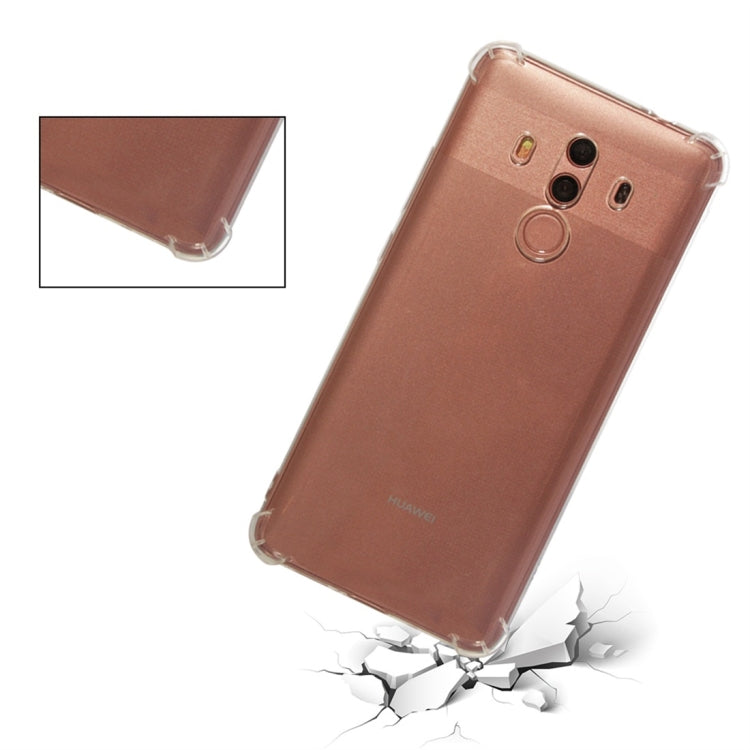 Shockproof TPU Protective Case for Huawei Mate 10 Pro (Transparent)
