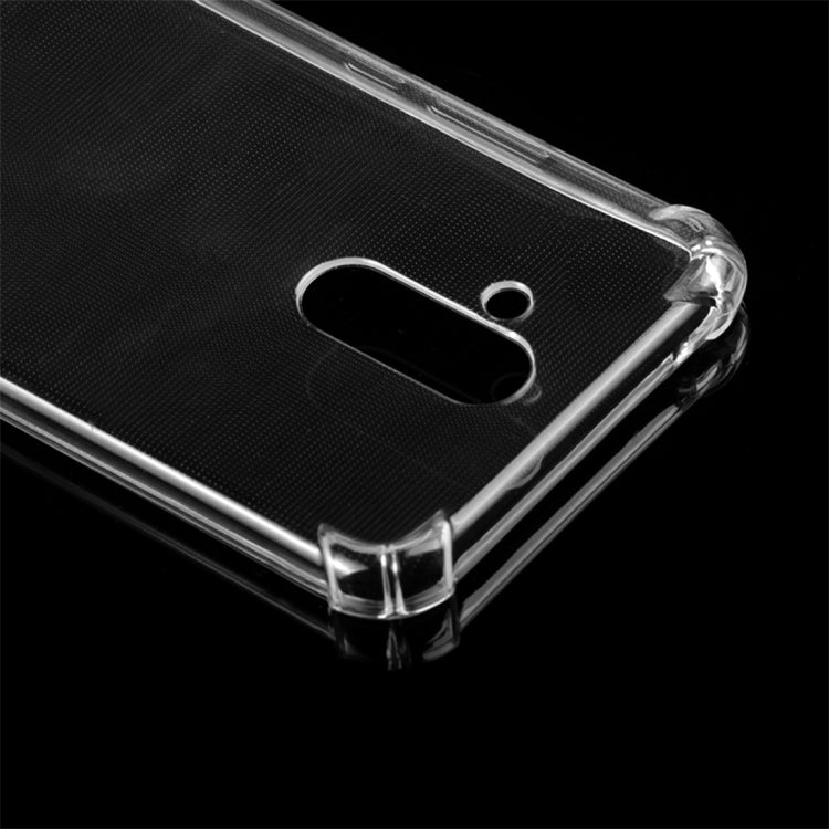 Shockproof TPU Protective Case for Huawei Mate 20 Lite (Transparent)