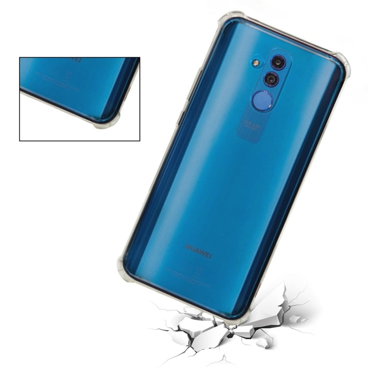 Shockproof TPU Protective Case for Huawei Mate 20 Lite (Transparent)