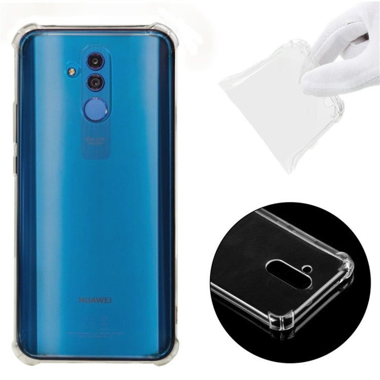 Shockproof TPU Protective Case for Huawei Mate 20 Lite (Transparent)