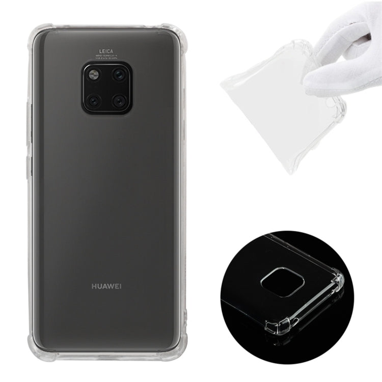 Shockproof TPU Protective Case for Huawei Mate 20 Pro (Transparent)