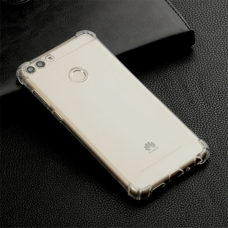 Shockproof TPU Protective Case for Huawei P Smart / Enjoy 7S (Transparent)