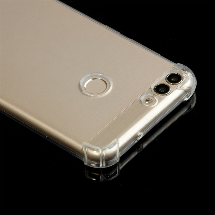 Shockproof TPU Protective Case for Huawei P Smart / Enjoy 7S (Transparent)