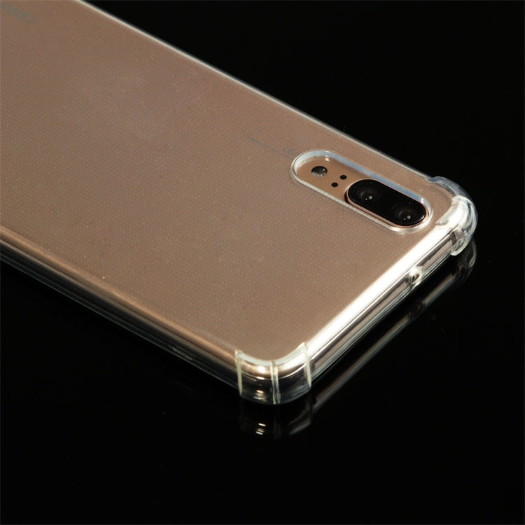 Shockproof TPU Protective Case for Huawei P20 (Transparent)