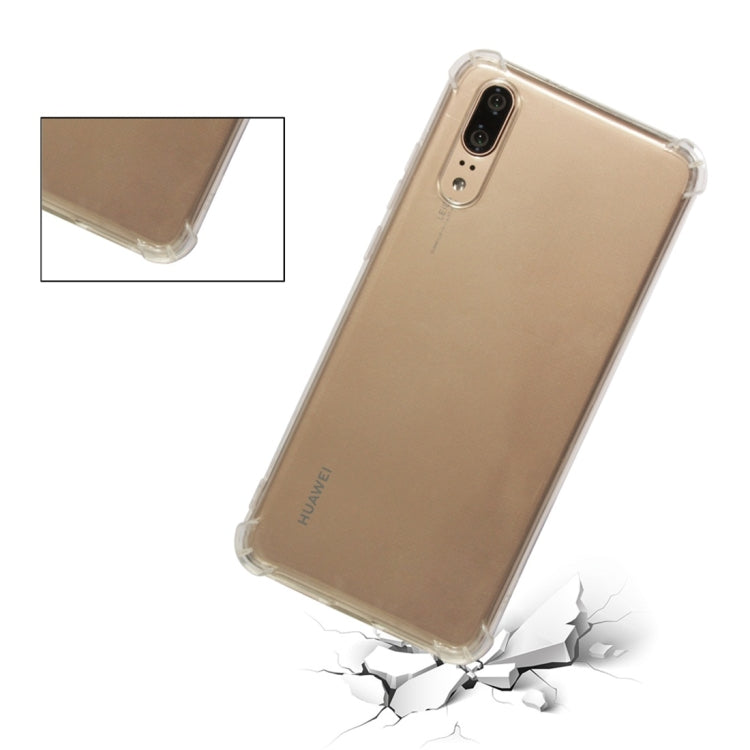 Shockproof TPU Protective Case for Huawei P20 (Transparent)
