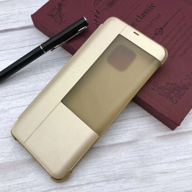 Ultrathin Horizontal Flip Leather Case for Huawei Mate 20, with Call Display ID