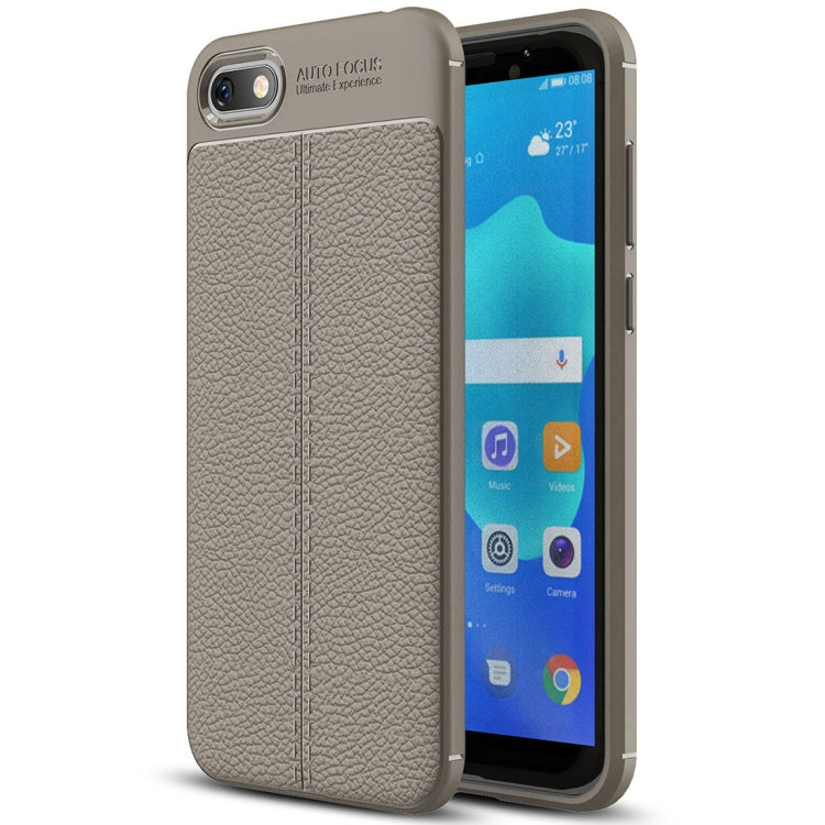 Litchi Texture TPU Protective Case for Huawei Y5 Prime (2018)