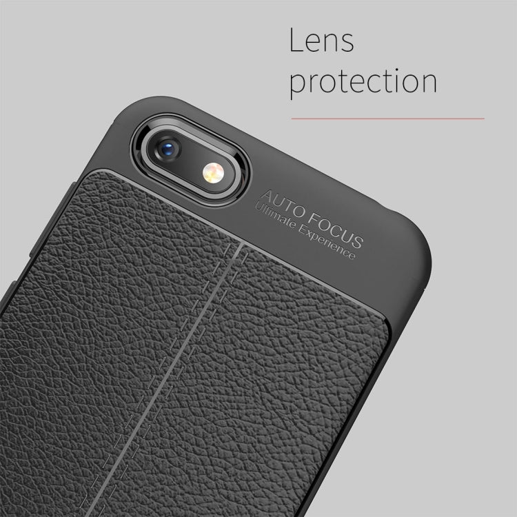 Litchi Texture TPU Protective Case for Huawei Y5 Prime (2018)