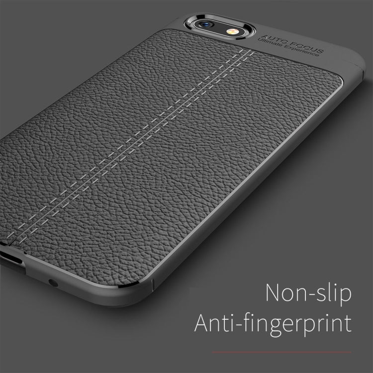 Litchi Texture TPU Protective Case for Huawei Y5 Prime (2018)