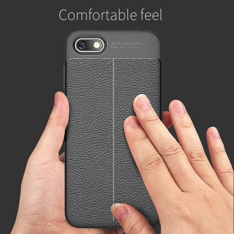 Litchi Texture TPU Protective Case for Huawei Y5 Prime (2018)