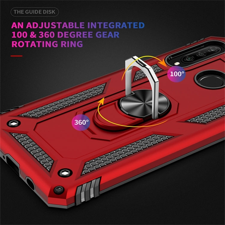 PC + TPU Shockproof Protective Case for Huawei Psmart Z, with Magnetic Ring Holder