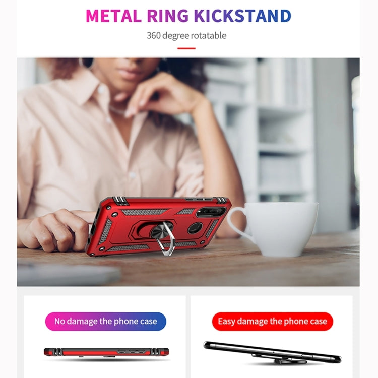 PC + TPU Shockproof Protective Case for Huawei Psmart Z, with Magnetic Ring Holder