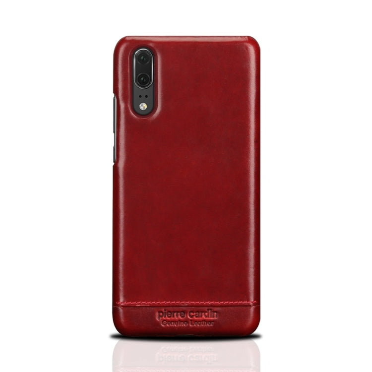 Pierre Cardin PCL-P03 Shockproof PC + Leather Protective Case for Huawei P20