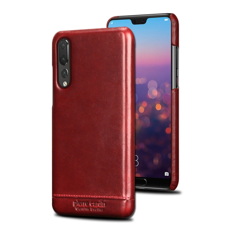 Pierre Cardin PCL-P03 Shockproof PC + Leather Protective Case for Huawei P20 Pro